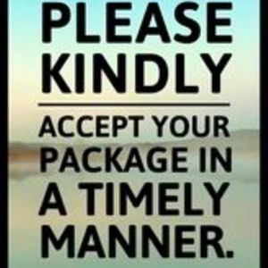 Please Accept Your Orders